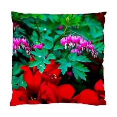 Bleeding Heart Flowers Standard Cushion Case (one Side) by FunnyCow