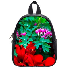 Bleeding Heart Flowers School Bag (small) by FunnyCow