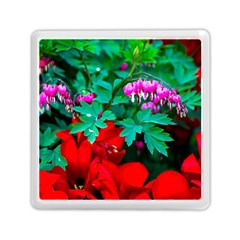 Bleeding Heart Flowers Memory Card Reader (square) by FunnyCow