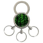 Emerald Forest 3-Ring Key Chains Front