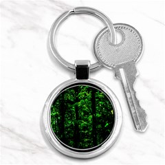 Emerald Forest Key Chains (round)  by FunnyCow