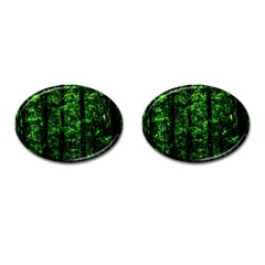 Emerald Forest Cufflinks (oval) by FunnyCow