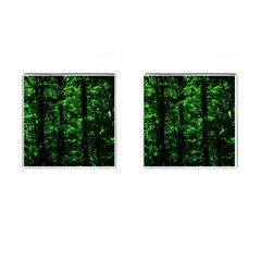 Emerald Forest Cufflinks (square) by FunnyCow