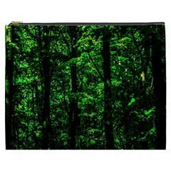 Emerald Forest Cosmetic Bag (xxxl) by FunnyCow