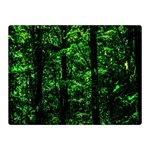 Emerald Forest Double Sided Flano Blanket (Mini)  35 x27  Blanket Front