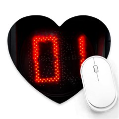 The Time Is Now Heart Mousepads by FunnyCow