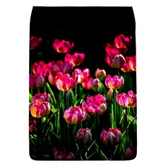 Pink Tulips Dark Background Flap Covers (s)  by FunnyCow