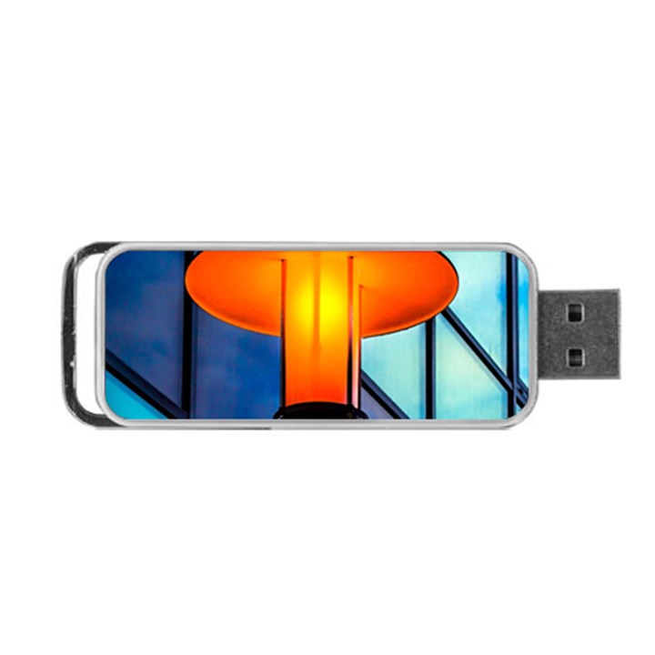 Orange Light Portable USB Flash (One Side)