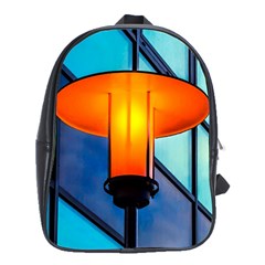 Orange Light School Bag (XL)