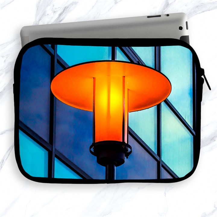 Orange Light Apple iPad 2/3/4 Zipper Cases