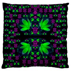 Fantasy Flowers In Moonlight Serenades Standard Flano Cushion Case (two Sides) by pepitasart