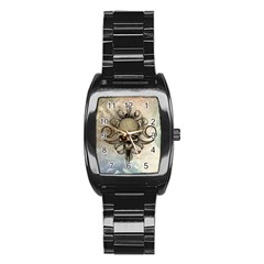 Awesome Creepy Skull With  Wings Stainless Steel Barrel Watch by FantasyWorld7