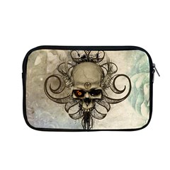 Awesome Creepy Skull With  Wings Apple Macbook Pro 13  Zipper Case by FantasyWorld7