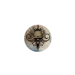 Awesome Creepy Skull With  Wings 1  Mini Magnets by FantasyWorld7