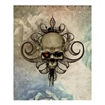 Awesome Creepy Skull With  Wings Shower Curtain 60  x 72  (Medium)  60 x72  Curtain