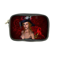 Beautiful Fantasy Women With Floral Elements Coin Purse