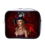 Beautiful Fantasy Women With Floral Elements Mini Toiletries Bags Front