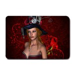 Beautiful Fantasy Women With Floral Elements Small Doormat  24 x16  Door Mat