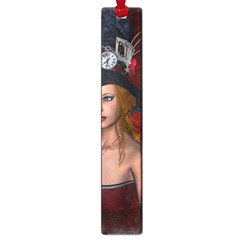 Beautiful Fantasy Women With Floral Elements Large Book Marks