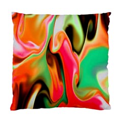 Catch The Waves Smoky Red Orange Haze  Standard Cushion Case (one Side) by flipstylezfashionsLLC