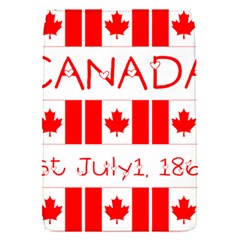 Canada Day Maple Leaf Canadian Flag Pattern Typography  Flap Covers (S) 