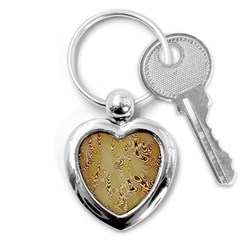 Pattern Abstract Art Key Chains (heart) 