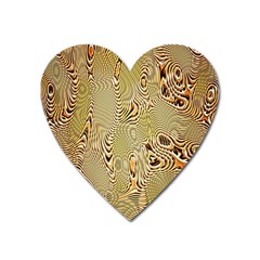 Pattern Abstract Art Heart Magnet