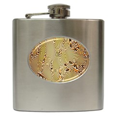 Pattern Abstract Art Hip Flask (6 Oz) by Nexatart