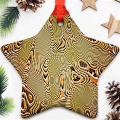 Pattern Abstract Art Star Ornament (two Sides)