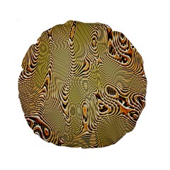 Pattern Abstract Art Standard 15  Premium Round Cushions