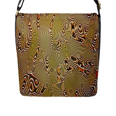 Pattern Abstract Art Flap Messenger Bag (l)  by Nexatart