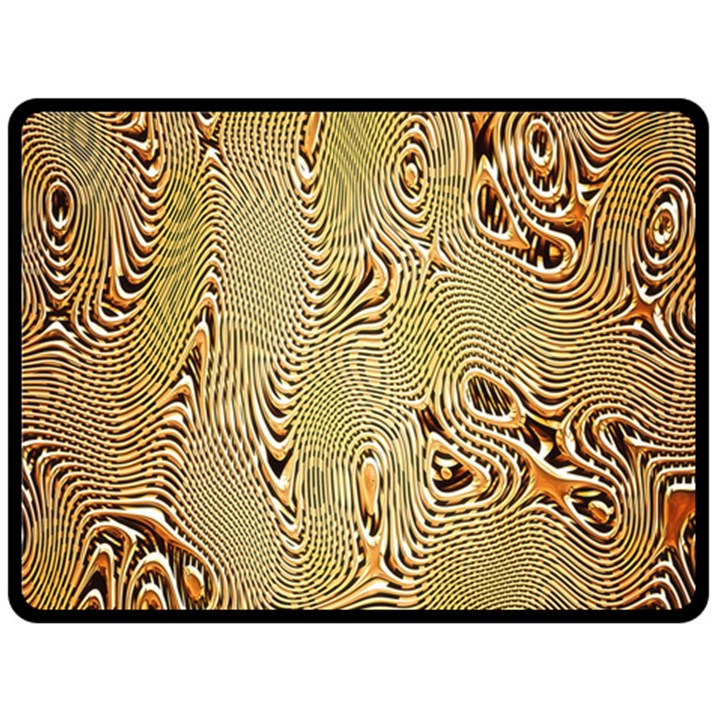 Pattern Abstract Art Double Sided Fleece Blanket (Large) 