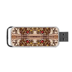 Roses Floral Wallpaper Flower Portable Usb Flash (one Side) by Nexatart