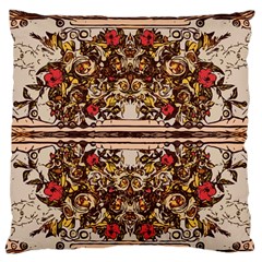 Roses Floral Wallpaper Flower Standard Flano Cushion Case (two Sides) by Nexatart