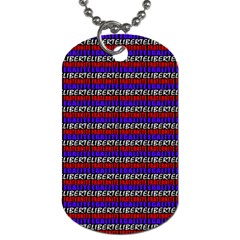 French Revolution Typographic Pattern Design 2 Dog Tag (one Side) by dflcprints