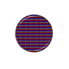 French Revolution Typographic Pattern Design 2 Hat Clip Ball Marker (4 Pack) by dflcprints