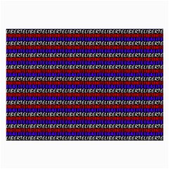 French Revolution Typographic Pattern Design 2 Large Glasses Cloth by dflcprints