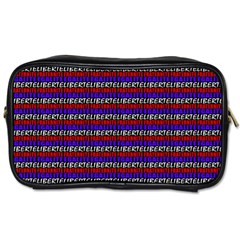 French Revolution Typographic Pattern Design 2 Toiletries Bags 2-side by dflcprints