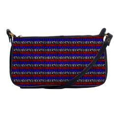 French Revolution Typographic Pattern Design 2 Shoulder Clutch Bags by dflcprints