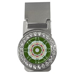 Fantasy Jasmine Paradise Love Mandala Money Clips (cz)  by pepitasart