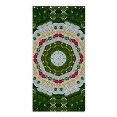 Fantasy Jasmine Paradise Love Mandala Shower Curtain 36  X 72  (stall)  by pepitasart