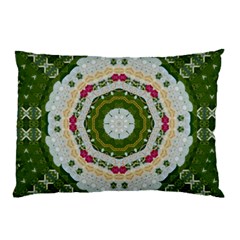 Fantasy Jasmine Paradise Love Mandala Pillow Case (two Sides) by pepitasart