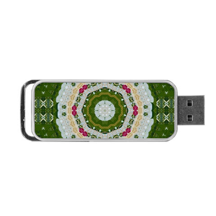 Fantasy Jasmine Paradise Love Mandala Portable USB Flash (One Side)