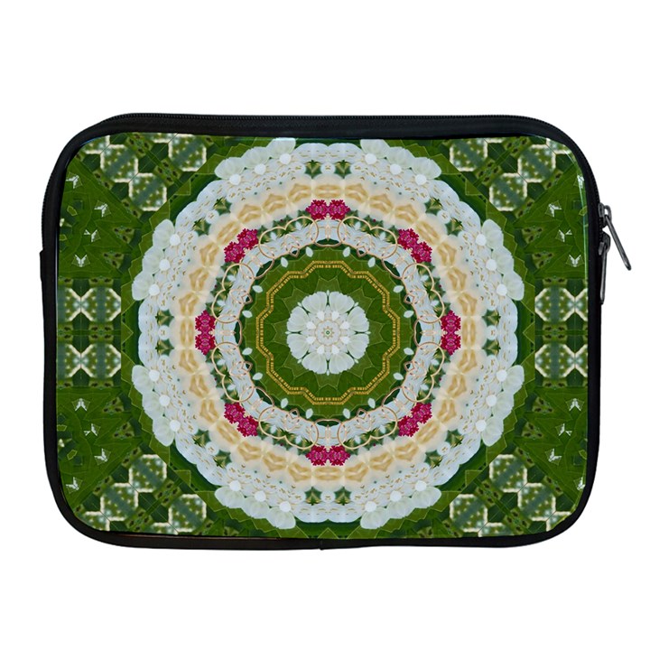 Fantasy Jasmine Paradise Love Mandala Apple iPad 2/3/4 Zipper Cases