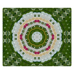 Fantasy Jasmine Paradise Love Mandala Double Sided Flano Blanket (small)  by pepitasart