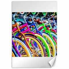 Colorful Bicycles In A Row Canvas 20  X 30   by FunnyCow