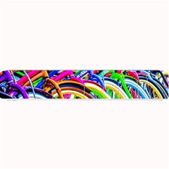 Colorful Bicycles In A Row Small Bar Mats by FunnyCow