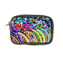 Colorful Bicycles In A Row Coin Purse by FunnyCow