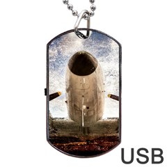 Legend Of The Sky Dog Tag Usb Flash (two Sides) by FunnyCow