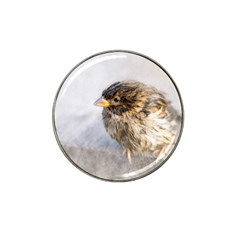 Funny Wet Sparrow Bird Hat Clip Ball Marker by FunnyCow